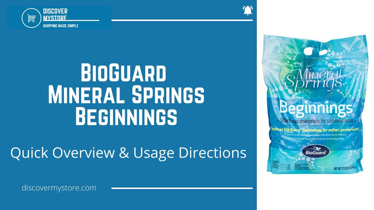 BioGuard Mineral Springs Beginnings YouTube