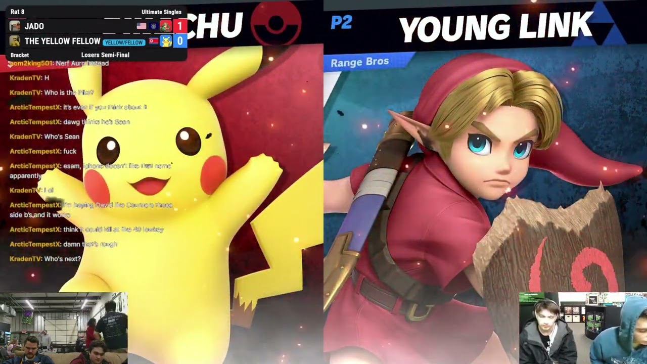 RRR #8 - THE YELLOW FELLOW (Pikachu) vs JADO (Young Link) - Losers Semis