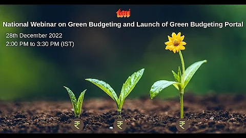 National Webinar on Green Budgeting and Launch of ...