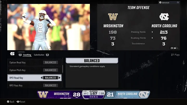 R2NC UNC Vs Washington