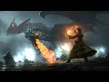 free digital art, artwork, fantasy art, dragon, magician Hd 4k