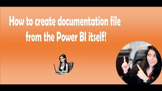 How to create documentation file of the Power BI model from the Power BI itself! by Odet Maimoni 172 views 3 months ago 2 minutes, 34 seconds