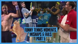 Tennis Mishaps, Fails & Funny Moments - Part 5