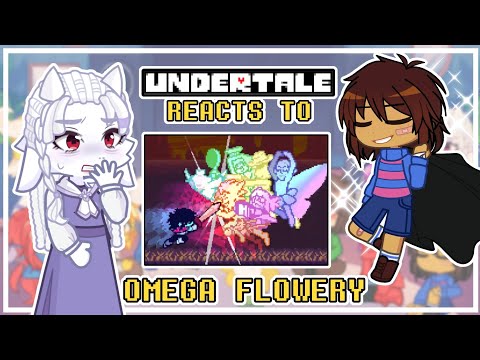 Undertale Reacts to Omega Flowery Final Boss Battle // Deltarune Chapter 5 // GL2