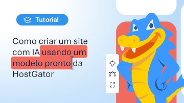 Como Criar um Site com IA Usando um Modelo Pronto da HostGator