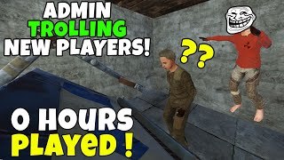 RUST | FUNNY ADMIN TROLLING NEW PLAYERS! *NO CLIP* *VANISH*