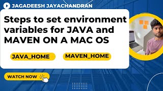 Steps to set environment variables for JAVA and MAVEN on a MAC OS M1