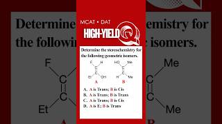 Cis/Trans versus E/Z finally answered!  #mcat #mcatprep #organicchemistry  #datprep