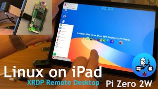 linux on ipad. raspberry pi zero 2w. more detailed video on my channel later.