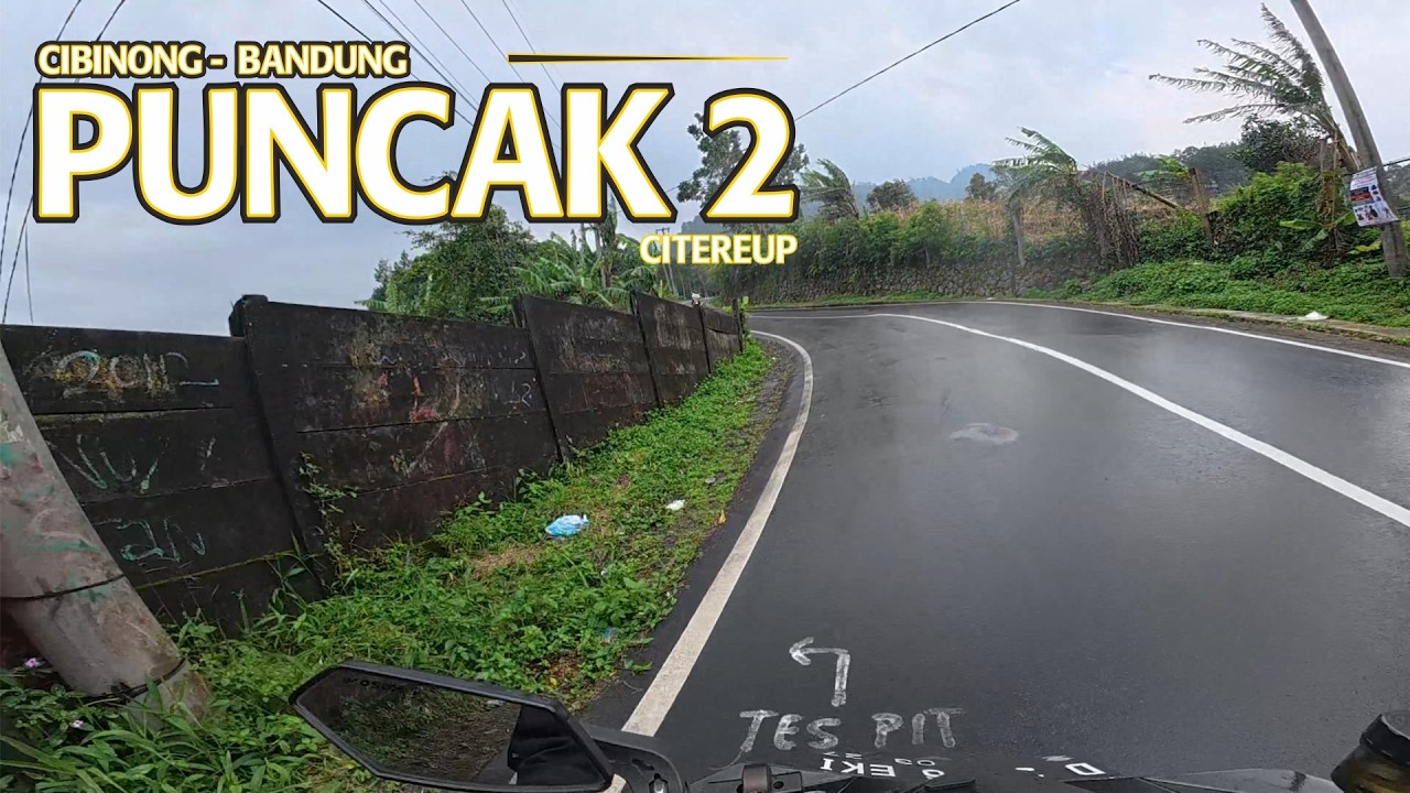 PUNCAK 2 via CITEREUP BEBERAPA RUAS JALAN SUDAH MULAI DIPERBAIKI | MOTORAN CIBINONG - BANDUNG | 194#