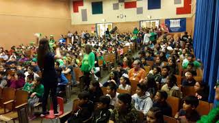 Fight song for the Staar kids by TJ Band @Burnet elem.