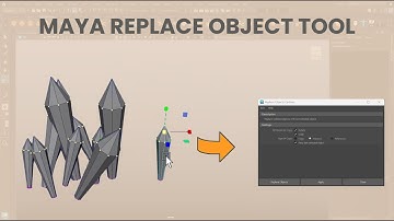 Maya replace object tool and make instances