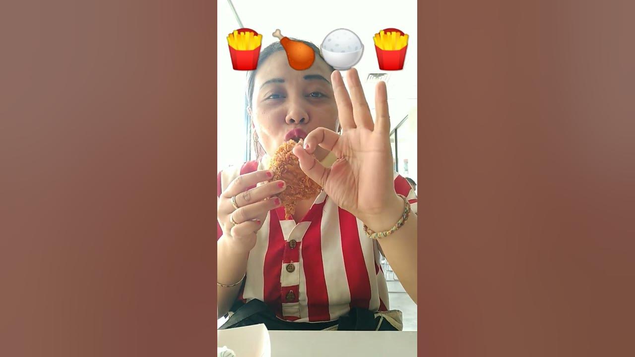 EATING!!Yummi emoji food From McDonald😋😋🍟🍗🍚makan sesuai emoji#mukbangemoji#trending#shorts