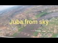 АН-26 в Африке, Джуба с высоты птичьего полёта. AN-26 in Africa, Juba from sky(South Sudan).