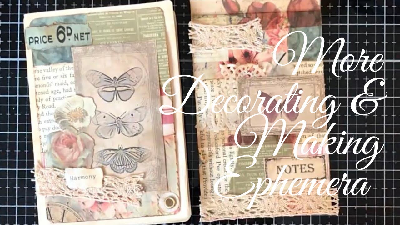 Junk Journal Collage Ephemera - Using Masterboard Scrapbook + Washi Ideas