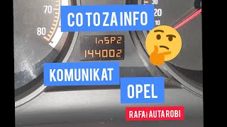 Opel Astra Serwis insp2 co to 🤔