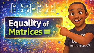 Equality of Matrices 