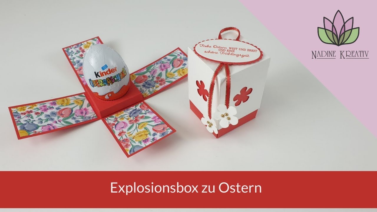 Explosionsbox zu Ostern - Stampin' Up! Verpackung basteln