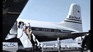 United Douglas DC6 Promo Film  1950