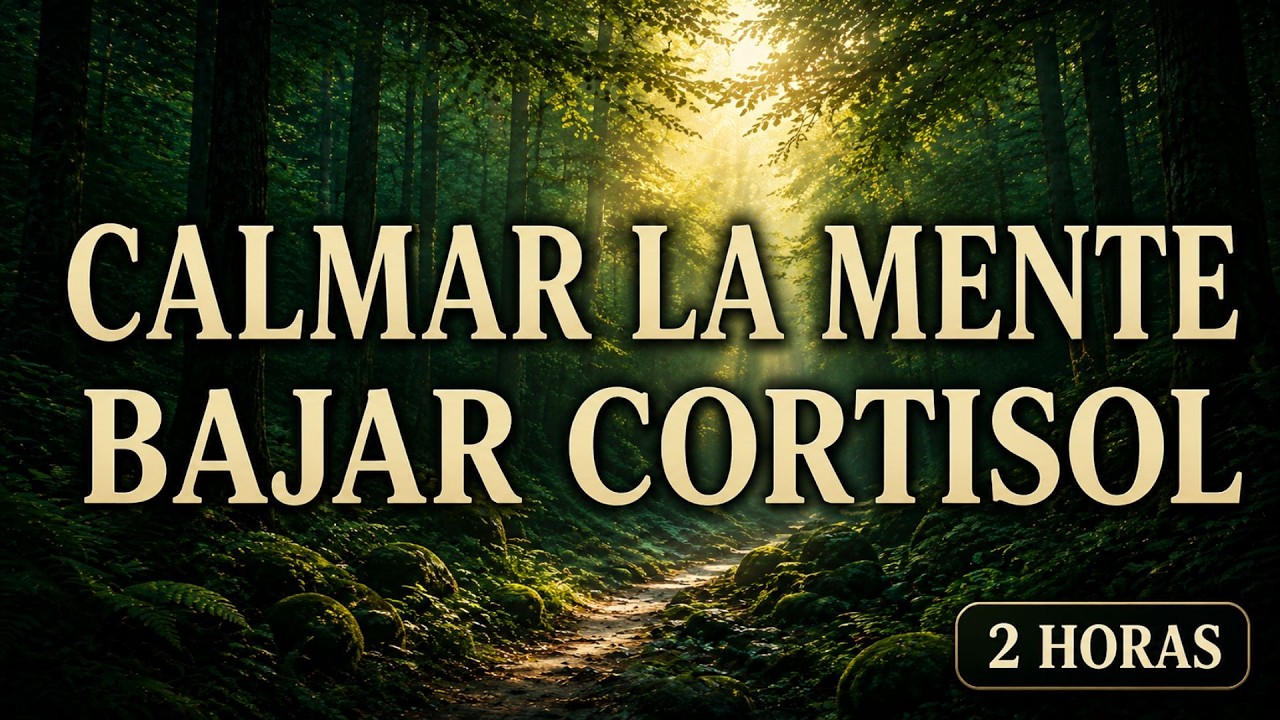 Música para Calmar la Mente y Bajar el Cortisol (2h) | Calma Profunda ...
