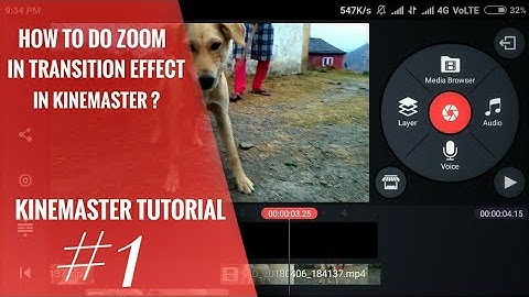 zoom in out transition in kinemaster | kinemaster tutorial | mobile cinematography