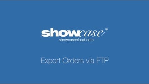 Export Orders via FTP