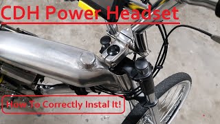 CDHPOWER Gas Bike Fork Combo CDHPOWER 26 Bicycle Suspension Fork Combo – Triple Tree, 1-1/8 Threadless, With Headset Bicycle Fork Headset Combo