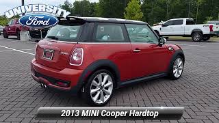Used 2013 MINI Cooper Hardtop S, Durham, NC B39027