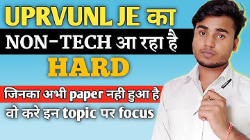 Uprvunl Je Complete Analysis For All Student Mechanical Electrical | uprvunl je exam review 2021 |