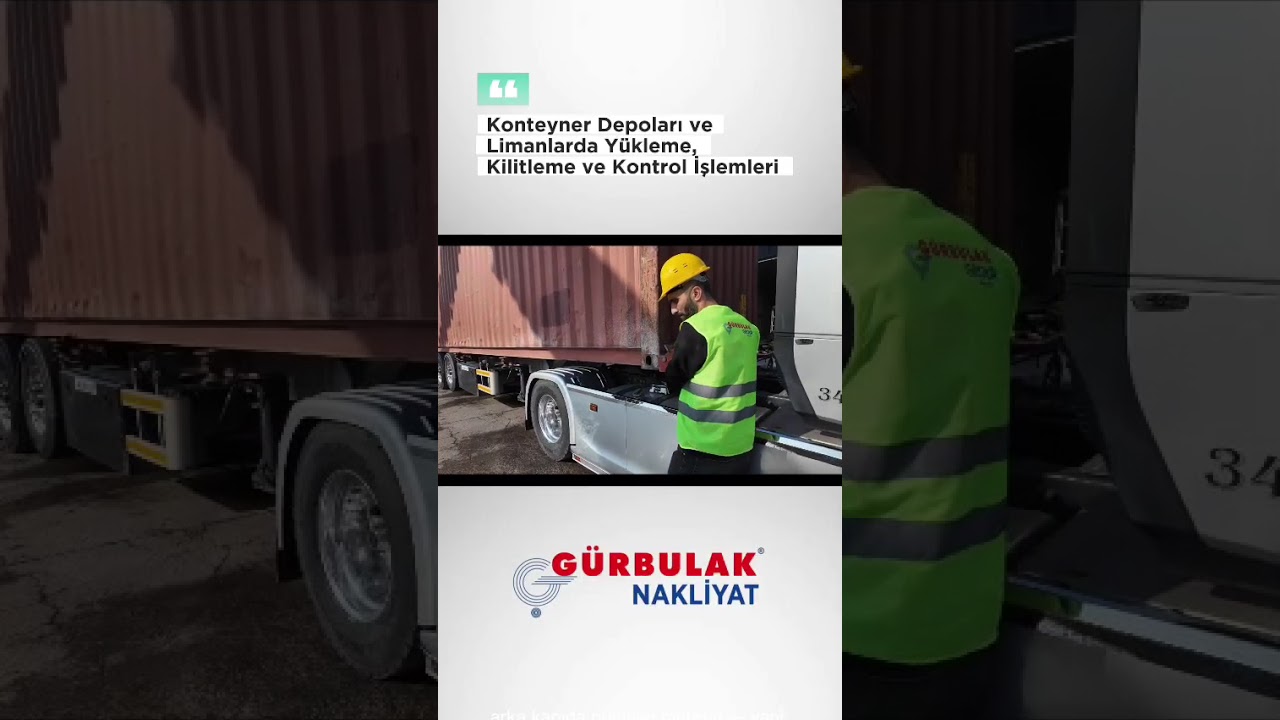 Konteyner Depoları ve Limanlarda Y&uuml;kleme, Kilitleme ve Kontrol İşlemleri