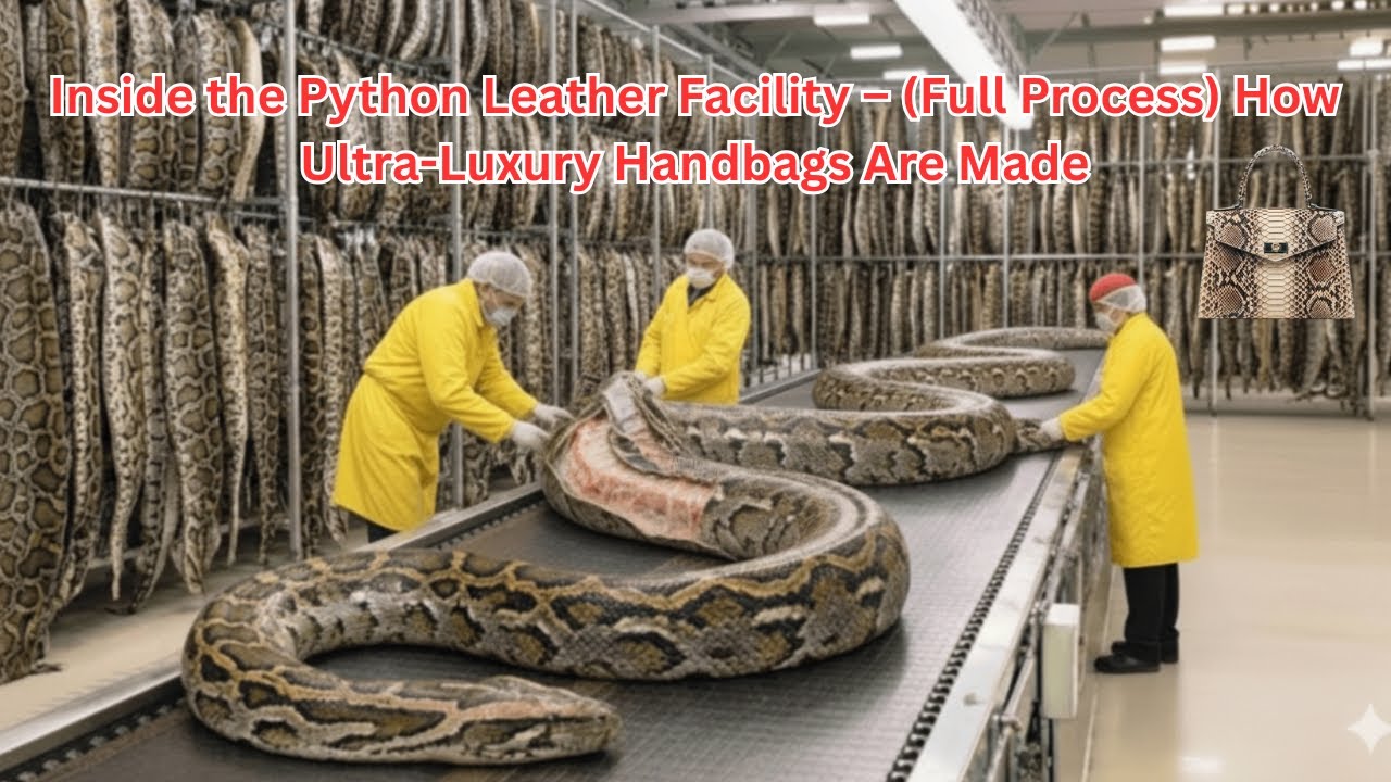 Inside the Python Leather Facility – (Full Process) How Ultra-Luxury ...