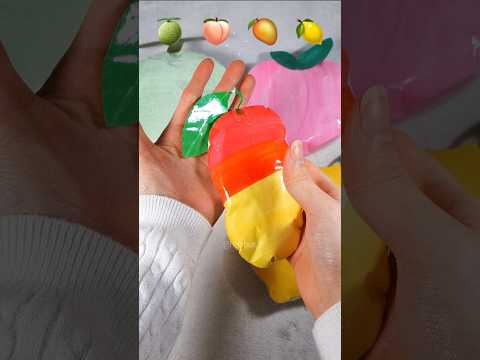 Kawaii fruit emoji squishy 과일 이모지 스퀴시 #paperdiy #papercraft #emoji #squishy #paperasmr #shorts