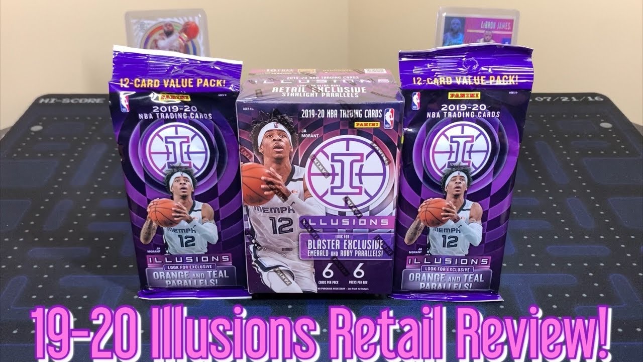 *Newest Retail Product!* 2019-20 Panini Illusions Basketball Retail Blaster & Fat/Value Pack Break