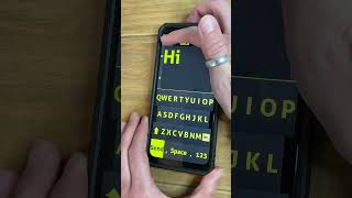 How to ‘create and send a message’ on a Synapptic phone