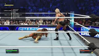 EVE TORRES VS CHARLOTTE FLAIR WWE DIVAS TITLE PART 1 screenshot 2