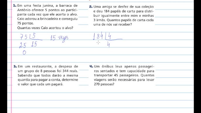 Atividades De Matemática Para 6º Ano - Clickandgo