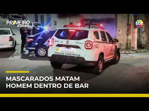 Video criminosos-mascarados-invadem-bar-e-matam-homem-em-diadema-sp-primeiro-impacto