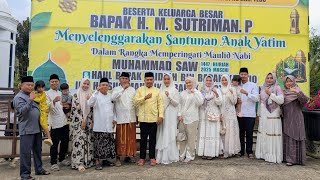Mr. H. Sutriman's extended family provides assistance to orphans in commemoration of the Prophet ...