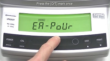 Changing Pouring Mode Settings