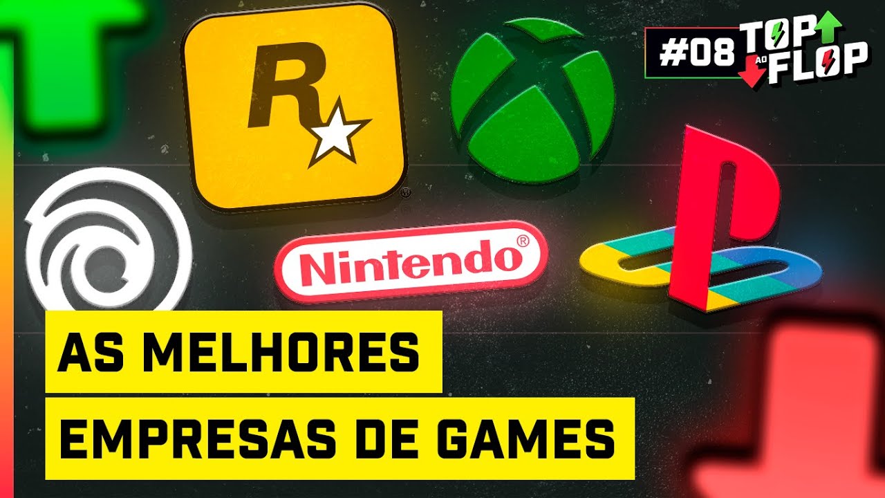 AS MELHORES / MAIORES EMPRESAS de GAMES - TOP AO FLOP #08