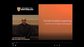 Ian Pirie: Transformative Learning and the Role of Digital Pedagogies (March 18, 2019)