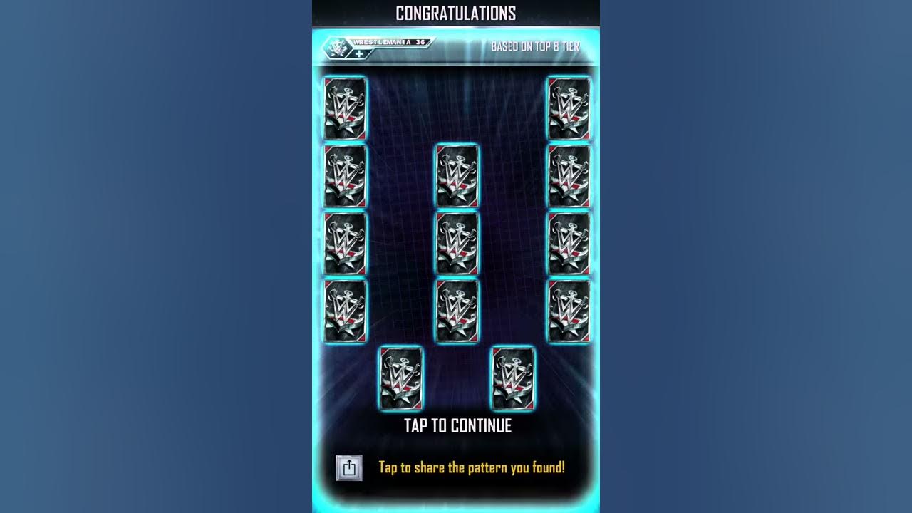 Global draft pattern. Wwe SuperCard YouTube