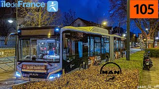 La mise en service des nouveaux Man Lion’s city 18 GNV Efficient hybride sur la ligne 105 (KICKDOWN)