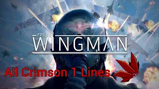 [Project Wingman] All Crimson 1 Lines.