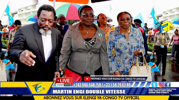 L'Arrive De JOSEPH KABILA Et Sa Jumelle JAYNET KAB...