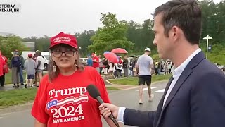 Trump Supporter Threatens CIVIL WAR Over Trump's Indictment!