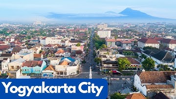 Soothing Aerial Views: Yogyakarta City Unveiled