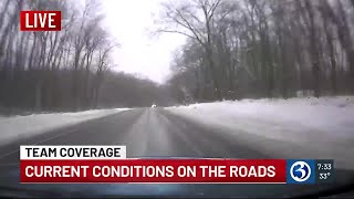 TEAM COVERAGE: Conditions on Route 44 towards Torrington