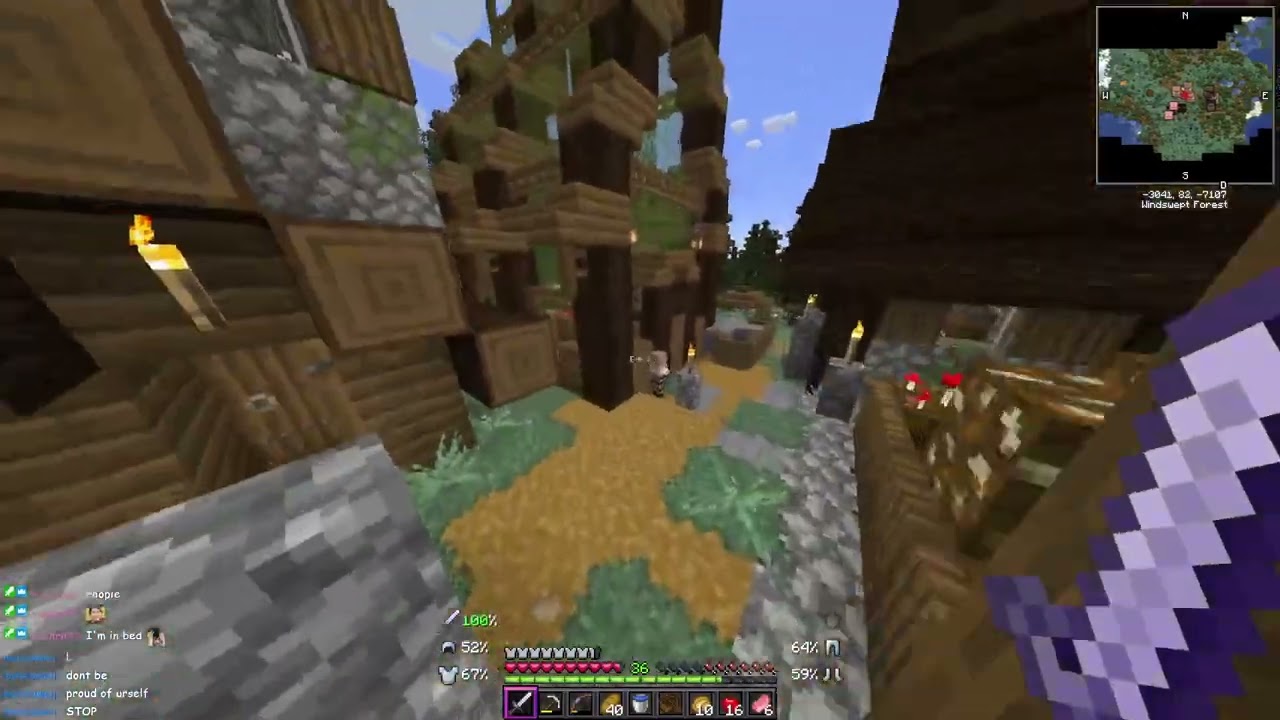 Welcome to the cosmos! Playing Minecraft pt. 2! VOD #4
