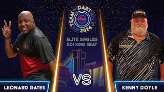Leonard Gates vs Kenny Doyle | 501 Elite King Seat | NDA Team Dart screenshot 4